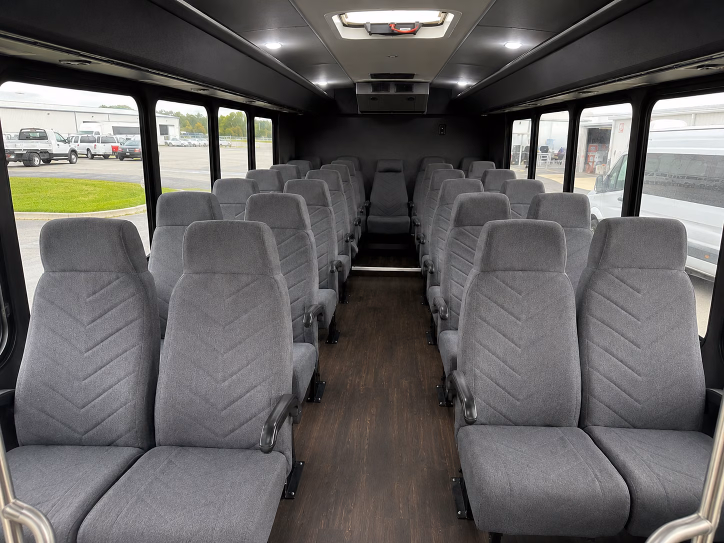 lehi 15 passenger minibus inside