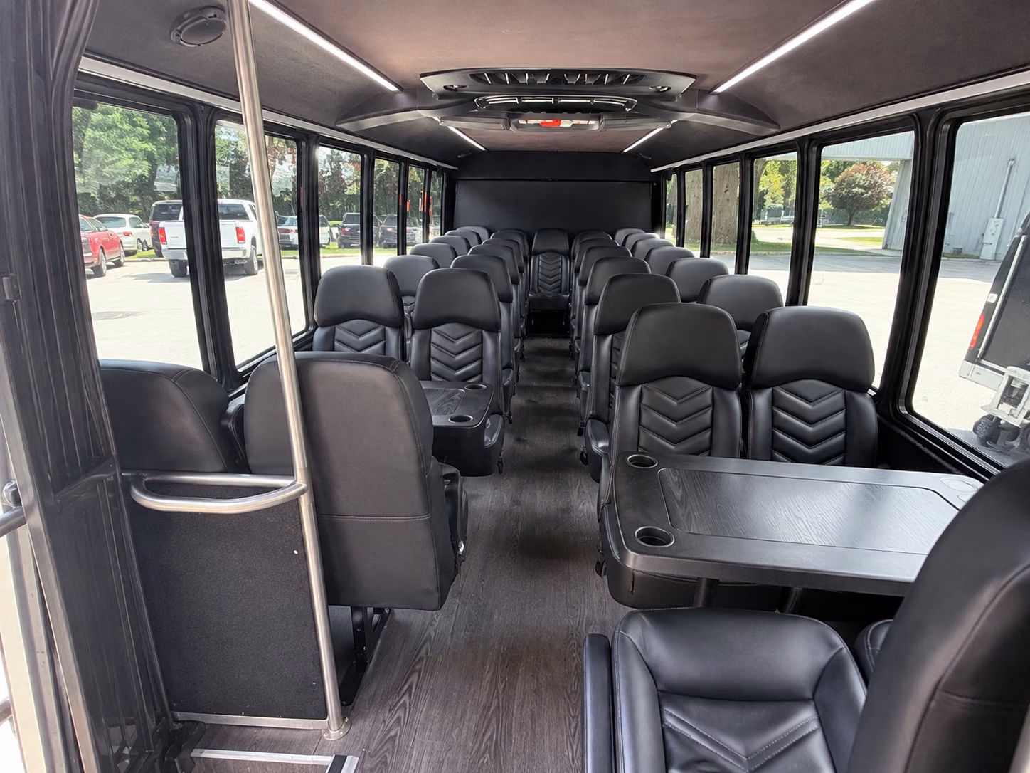 lehi 15 passenger minibus interior