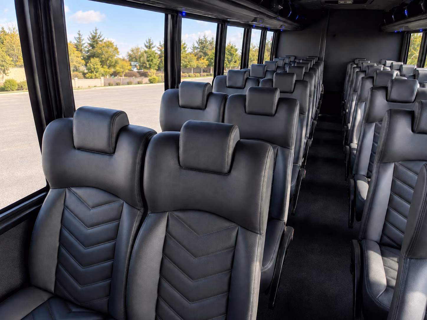 lehi 20 passenger minibus inside