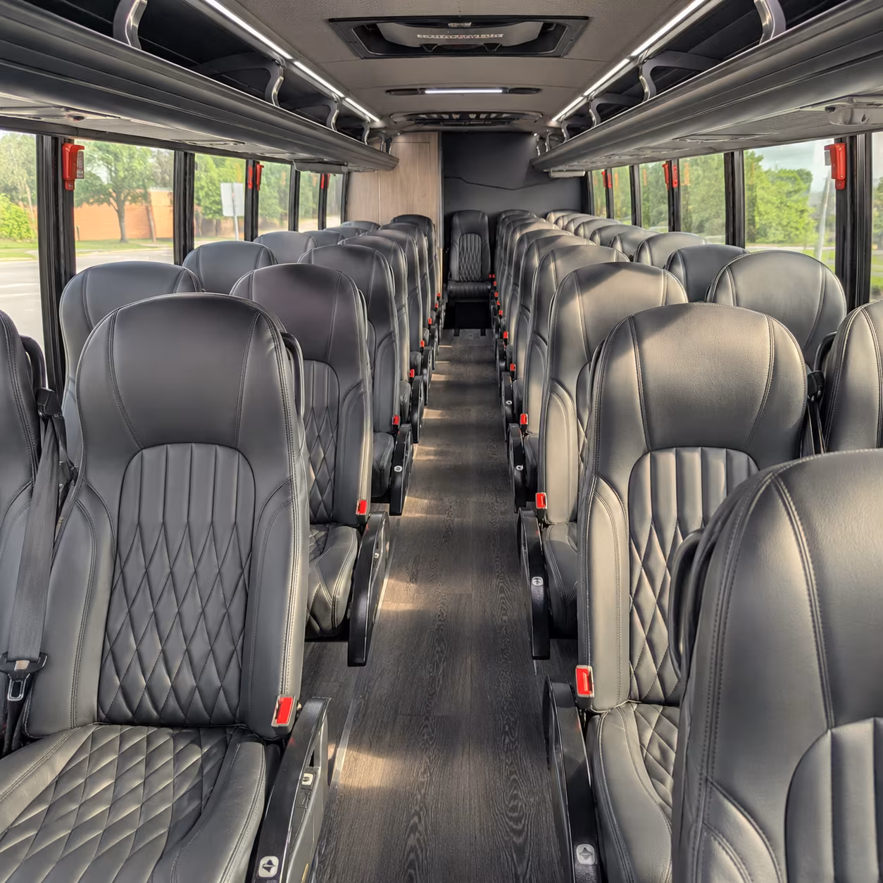 lehi 25 passenger minibus inside