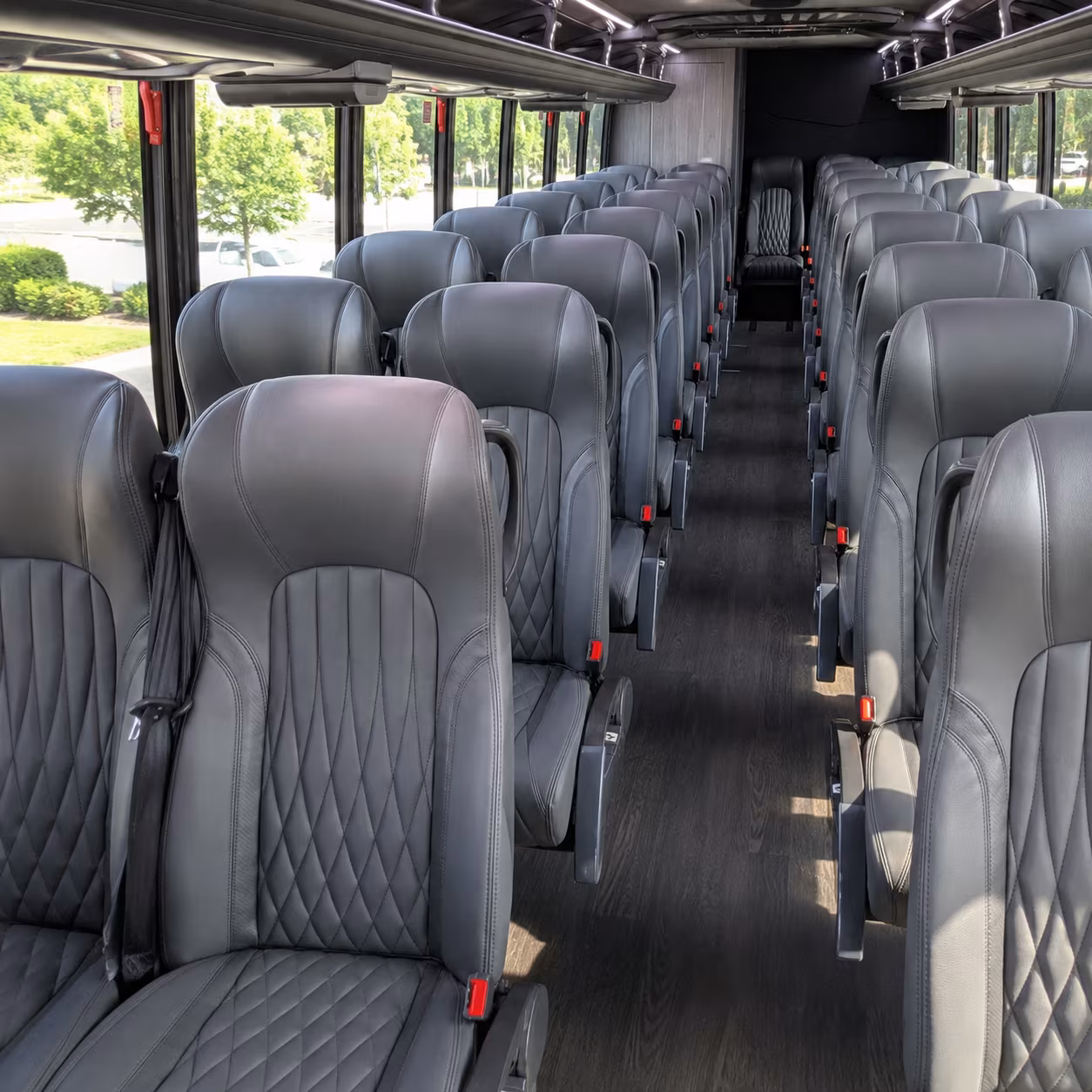 lehi 28 passenger minibus interior