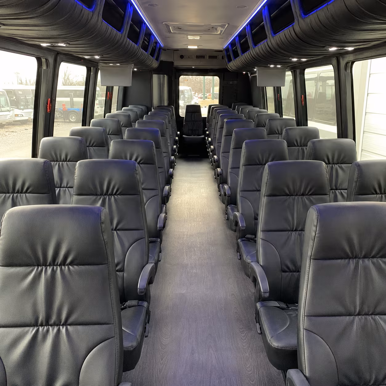 lehi 30 passenger minibus interior