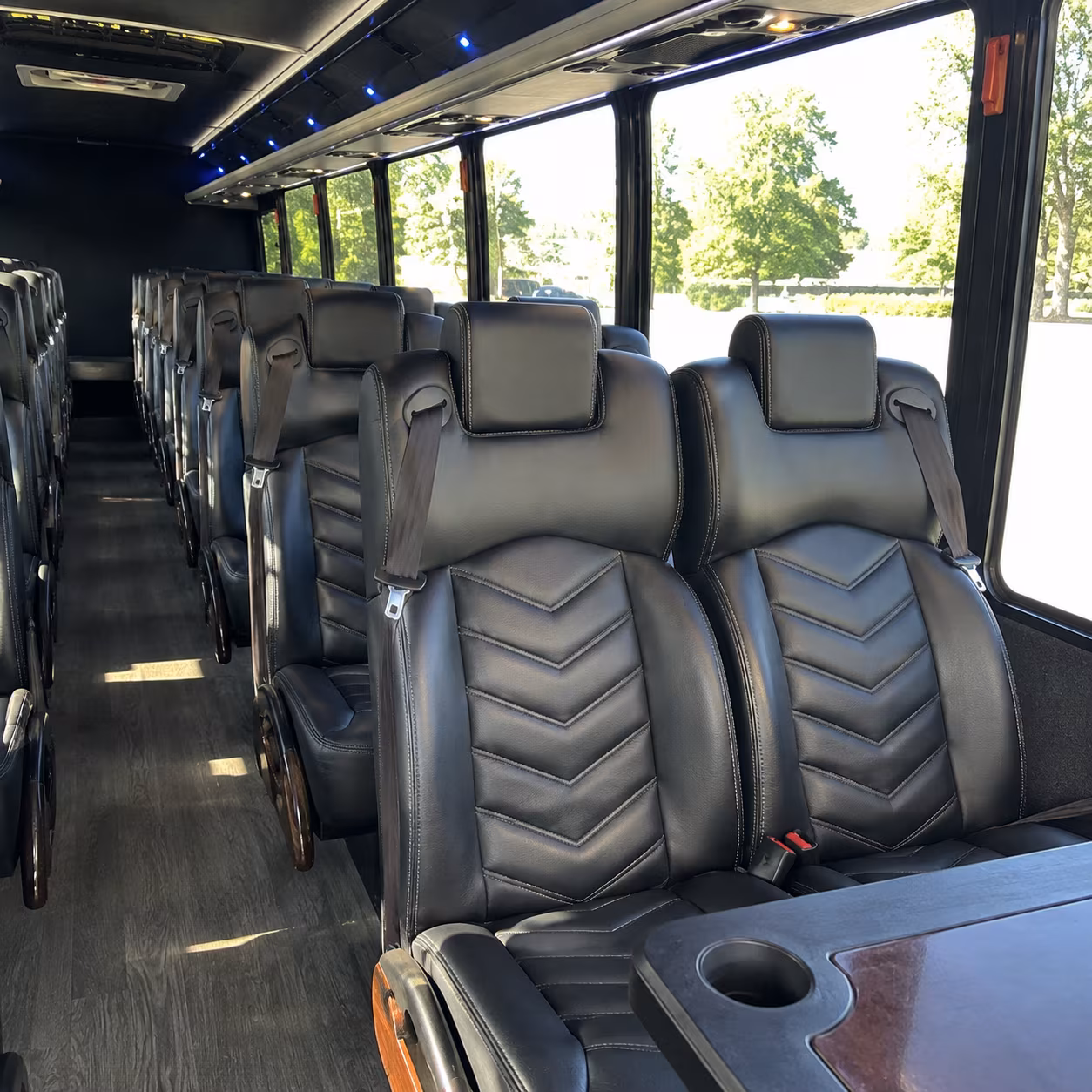 lehi 35 passenger minibus inside