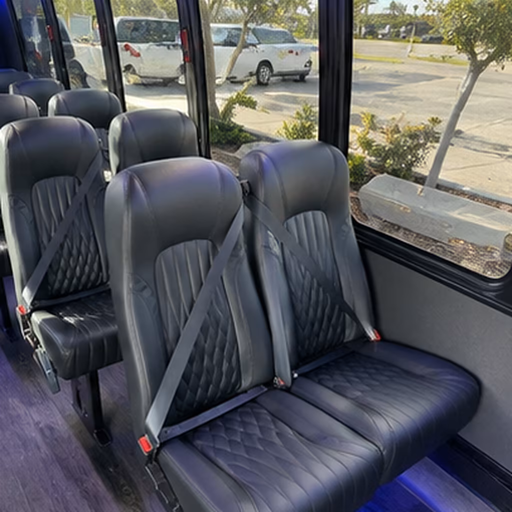 lehi 35 passenger minibus interior