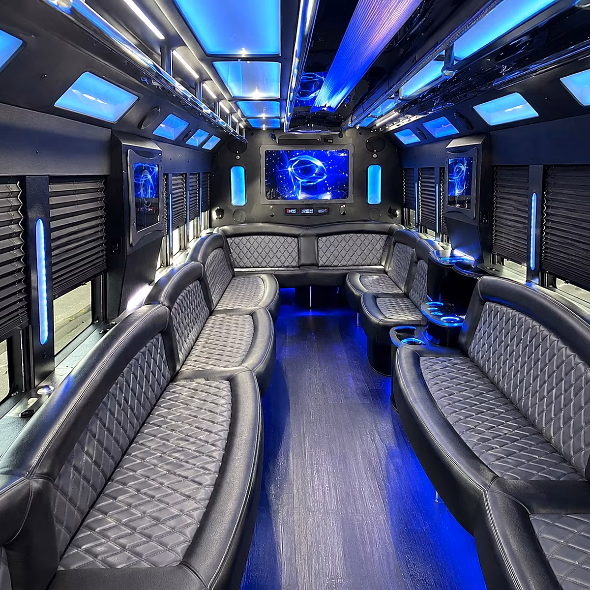 lehi party bus interior