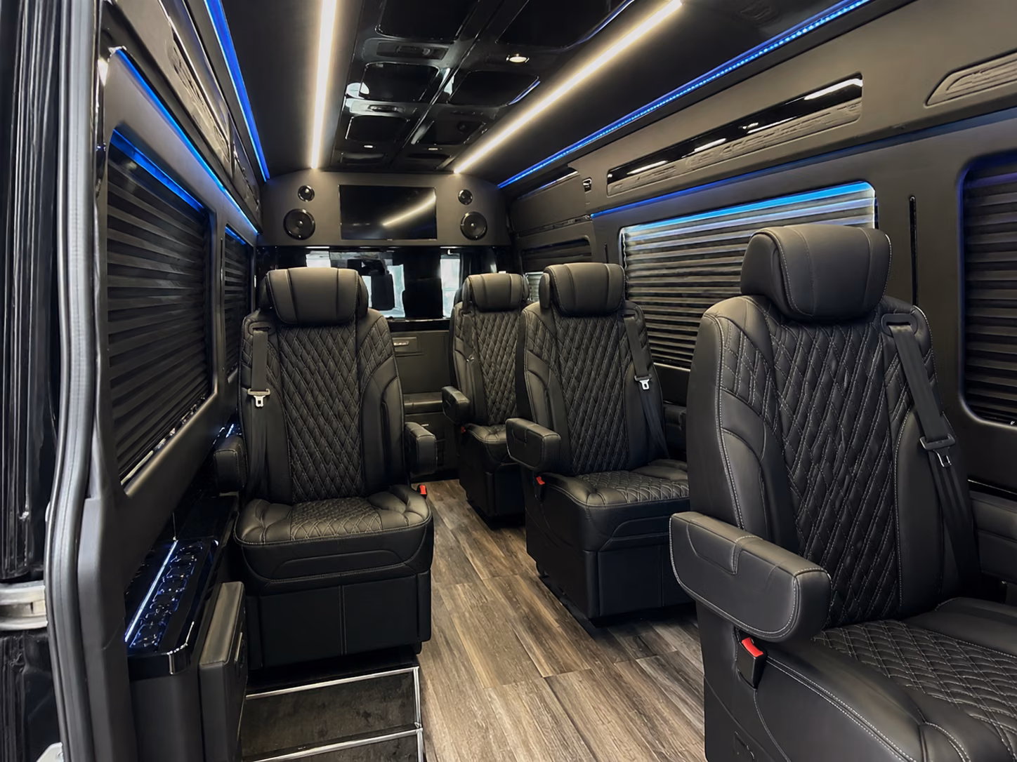 lehi sprinter van with driver inside