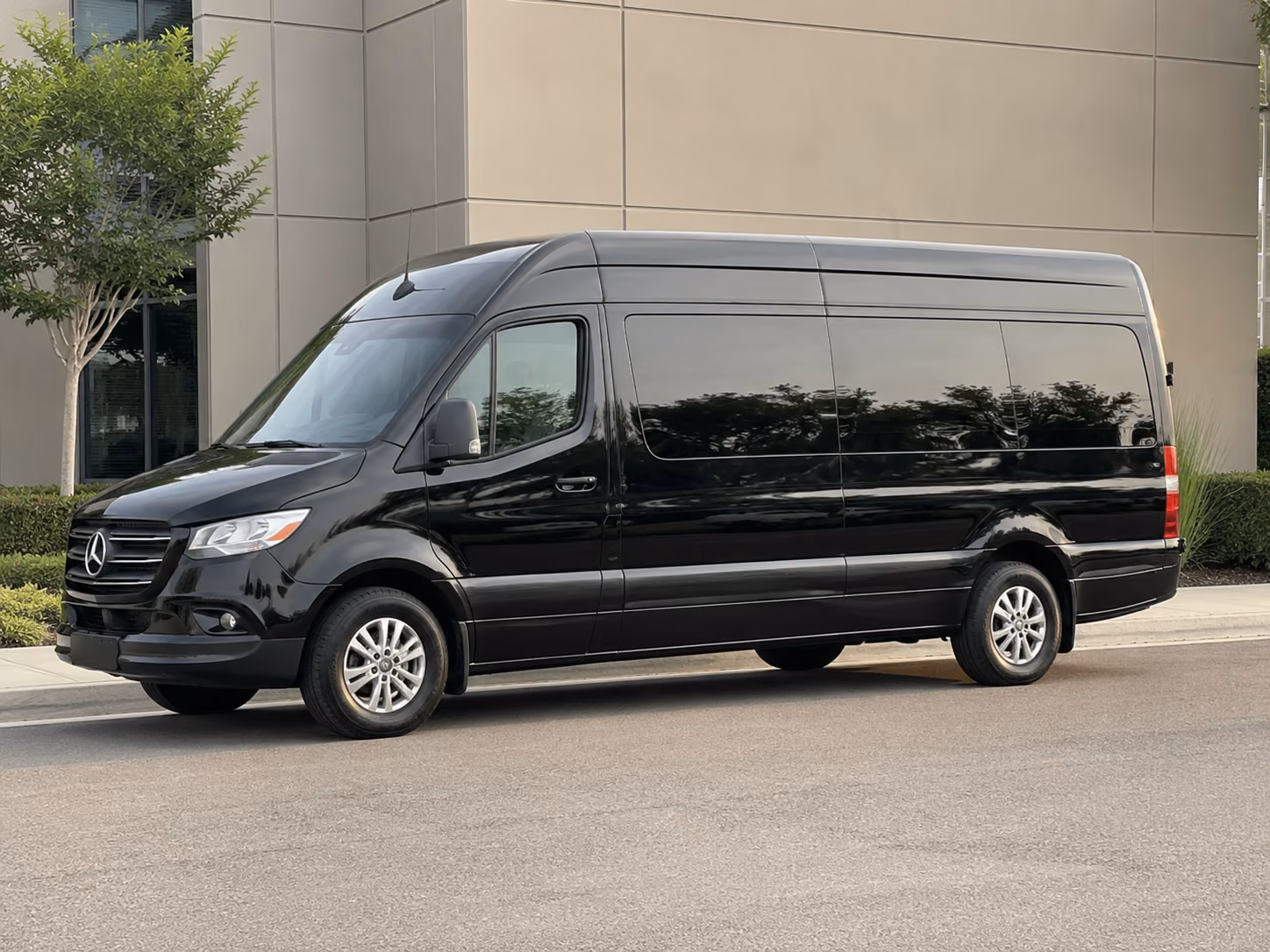 lehi sprinter van with driver