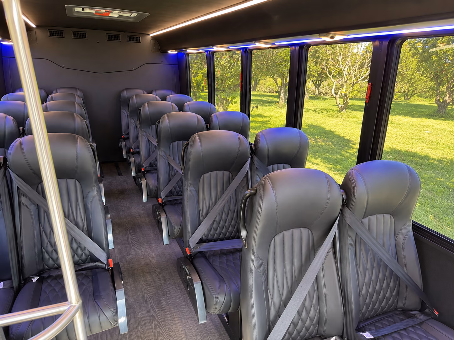 lehi wedding transportation onboard seating
